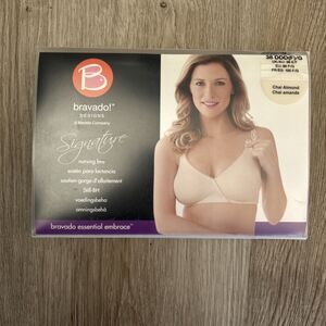 Bravado Designs Signature Nursing Bra Size 38 DDD/F/G 122 Tan Chai Almond NEW